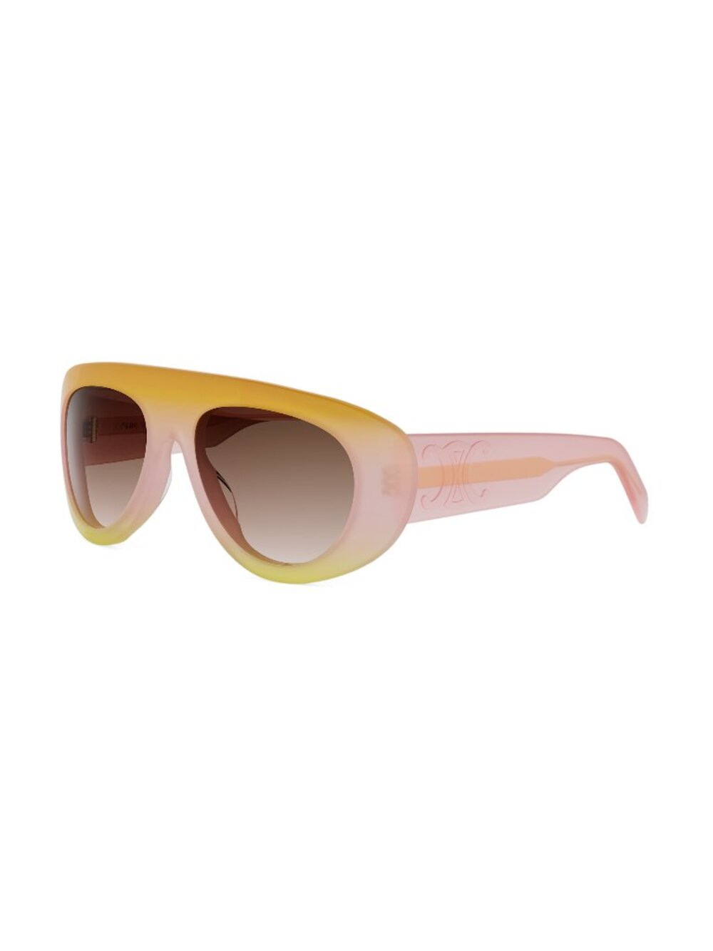 New CELINE Women's Sunglasses Acetate Frame TRIOMPHE STAMP CL40340U 74F 57